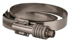 Value Collection - 6-1/4 to 7-1/8" Hose, 5/8" Wide x 0.7" Thick, Constant Torque Clamp - 6-1/4 to 7-1/8" Diam, Grade 301 & 410 Stainless Steel Screw - Exact Industrial Supply