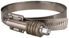 Value Collection - 3-3/4 to 4-5/8" Hose, 5/8" Wide x 0.7" Thick, Constant Torque Clamp - 3-3/4 to 4-5/8" Diam, Grade 304 Stainless Steel/Carbon Steel Screw - Exact Industrial Supply