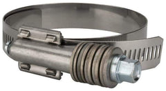 Value Collection - 2-3/4 to 3-5/8" Hose, 5/8" Wide x 0.7" Thick, Constant Torque Clamp - 2-3/4 to 3-5/8" Diam, Grade 304 Stainless Steel/Carbon Steel Screw - Exact Industrial Supply