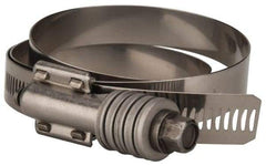 Value Collection - 5-3/4 to 6-5/8" Hose, 5/8" Wide x 0.7" Thick, Constant Torque Clamp - 5-3/4 to 6-5/8" Diam, Grade 301 & 410 Stainless Steel Screw - Exact Industrial Supply