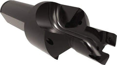 Allied Machine and Engineering - 11 to 12mm Diam, Straight Shank, 15.88mm Body Shank Diam, Combo Chamfer and Countersink Drill - TCMT 110204 Insert, 90.09mm OAL - Exact Industrial Supply