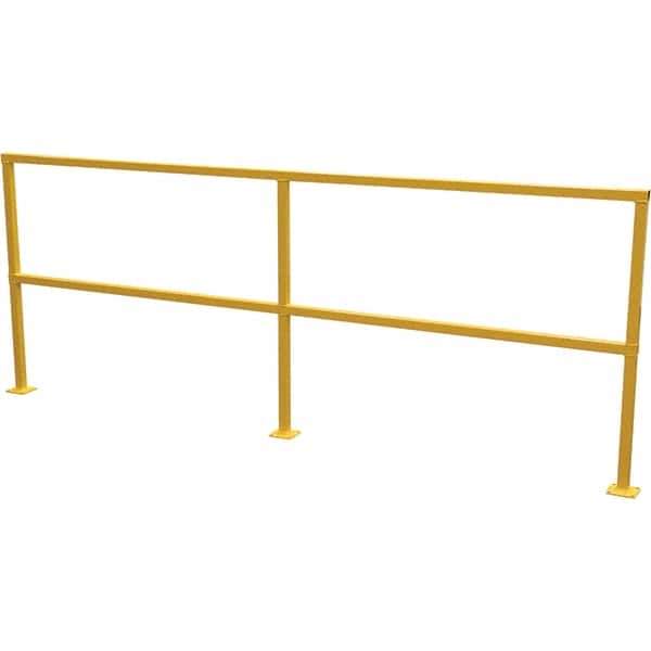 Vestil - 108" Long x 42" High, Steel Square Handrails - Exact Industrial Supply