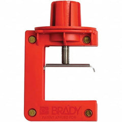 Brady - Pneumatic & Valve Lockouts Type: Butterfly Valve Lockout Maximum Valve Handle Size (Inch): 2-1/2 - Exact Industrial Supply