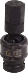 Sunex Tools - 1/2" Drive, 19mm Impact Hex Bit Socket - Exact Industrial Supply