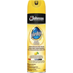 Pledge - 14.2 Fluid Ounce Furniture Polish - Lemon Scent, Aerosol Can - Exact Industrial Supply