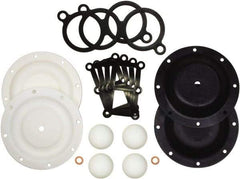 SandPIPER - 1/2" Pump, Buna-N Fluid Section Repair Kit - For Use with Diaphragm Pumps - Exact Industrial Supply