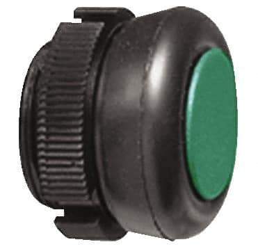 Square D - Pushbutton Switch Head - Green, Round Button - Exact Industrial Supply