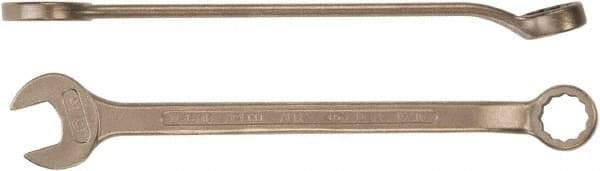 Ampco - 12mm 12 Point Combination Wrench - 7-1/2" OAL, Aluminum Bronze, Plain Finish - Exact Industrial Supply