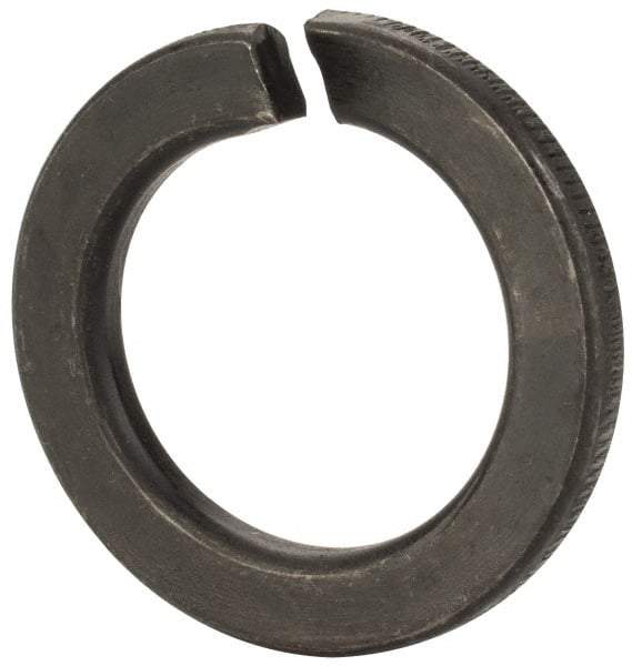 Value Collection - M27, 27.5mm ID, 43mm OD, 5mm Thick Split Lock Washer - Grade 8 Spring Steel, Zinc-Plated Finish, 27.5mm Min ID, 28.5mm Max ID - Exact Industrial Supply