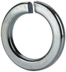 Value Collection - M30, 30.5mm ID, 48.2mm OD, 6mm Thick Split Lock Washer - Grade 8 Spring Steel, Zinc-Plated Finish, 30.5mm Min ID, 31.7mm Max ID - Exact Industrial Supply
