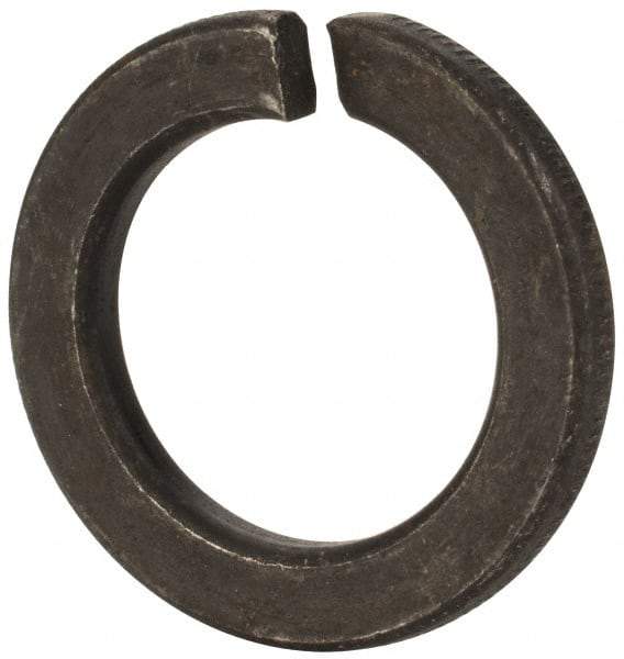 Value Collection - M27, 27.5mm ID, 43mm OD, 5mm Thick Split Lock Washer - Grade 8 Spring Steel, Uncoated, 27.5mm Min ID, 43.7mm Max ID - Exact Industrial Supply