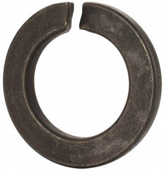 Value Collection - M33, 33.5mm ID, 55.2mm OD, 6mm Thick Split Lock Washer - Grade 8 Spring Steel, Uncoated, 33.5mm Min ID, 34.7mm Max ID, 55.2mm Min OD, 53.2mm Max OD - Exact Industrial Supply