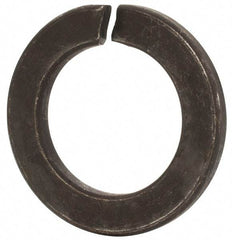 Value Collection - M42, 42.5mm ID, 68.2mm OD, 7mm Thick Split Lock Washer - Grade 8 Spring Steel, Uncoated, 42.5mm Min ID, 43.7mm Max ID - Exact Industrial Supply