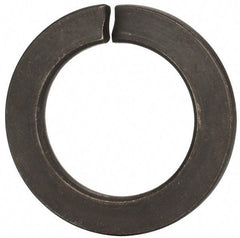 Value Collection - M45, 45.5mm ID, 71.2mm OD, 7mm Thick Split Lock Washer - Grade 8 Spring Steel, Uncoated, 45.5mm Min ID, 46.7mm Max ID - Exact Industrial Supply