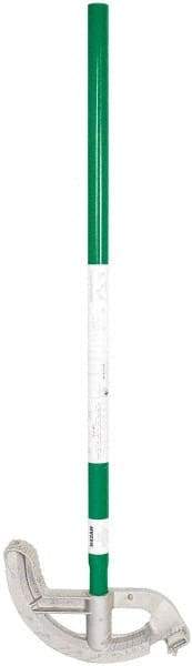 Greenlee - Hand Conduit Bender with Handle - 3/4" Rigid Capacity, Bends EMT, Rigid, IMC - Exact Industrial Supply