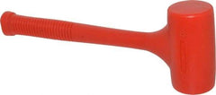 Paramount - 42 oz Head 2-23/64" Face Diam Polyurethane Standard Dead Blow Hammer - 14.7656" OAL, Polyurethane Handle - Exact Industrial Supply