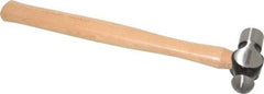 Paramount - 1/2 Lb Head Ball Pein Hammer - Wood Handle, 11-3/4" OAL - Exact Industrial Supply