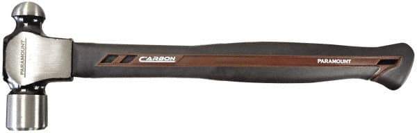 Paramount - 1 Lb Head Ball Pein Hammer - Carbon Fiber Handle, 13-1/4" OAL - Exact Industrial Supply