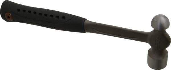 Paramount - 3/4 Lb Head Ball Pein Hammer - Steel Handle with Grip, 11" OAL - Exact Industrial Supply