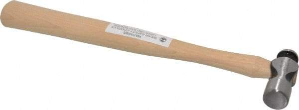 Paramount - 1/4 Lb Head Ball Pein Hammer - Wood Handle, 10-7/8" OAL - Exact Industrial Supply