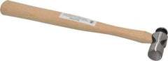 Paramount - 1/4 Lb Head Ball Pein Hammer - Wood Handle, 10-7/8" OAL - Exact Industrial Supply