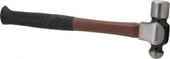 Paramount - 1-1/2 Lb Head Ball Pein Hammer - Fiberglass Handle, 15-1/8" OAL - Exact Industrial Supply