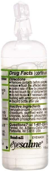 Honeywell - 4 oz, Personal Disposable Eyewash Bottle - Approved by ANSI Z358.1-2009, FDA 21 CFR 200.59 & 21 CFR 349 - Exact Industrial Supply