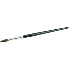 7/32″ Lacquering Brush, Camel Hair, 13/16″ Trim Length, Round Handle - Exact Industrial Supply