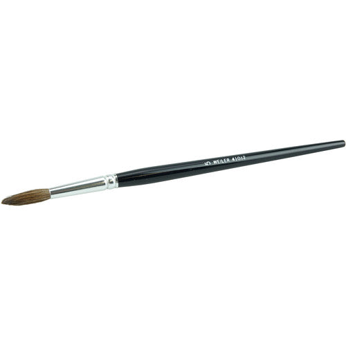 1/4″ Lacquering Brush, Camel Hair, 1-1/8″ Trim Length, Round Handle - Exact Industrial Supply