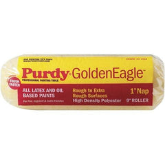 Purdy - 1" Nap, 9" Wide Paint General Purpose Roller Cover - Rough Texture, High Density Polyester - Exact Industrial Supply