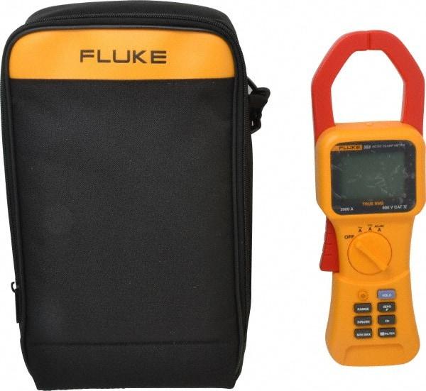 Fluke - 353, CAT IV, CAT III, Digital True RMS Clamp Meter with 2.2835" Clamp On Jaws - 1400 AC Amps, 2000 DC Amps, Measures Current, Frequency - Exact Industrial Supply