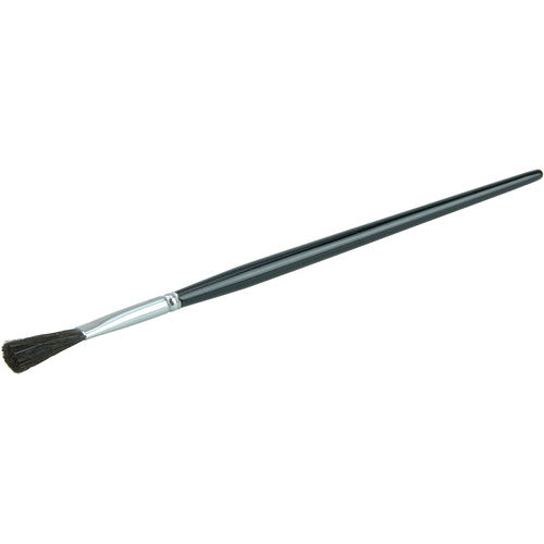 1/4″ Flat Marking Brush, Ox Hair, 7/8″ Trim Length, Round Handle - Exact Industrial Supply
