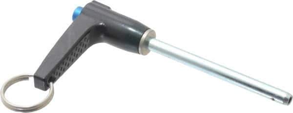 Gibraltar - 3/16" Diam, 2" Usable Length, L Handle, Quick Release Pin - Grade 4130 Steel, Zinc-Plated Finish - Exact Industrial Supply