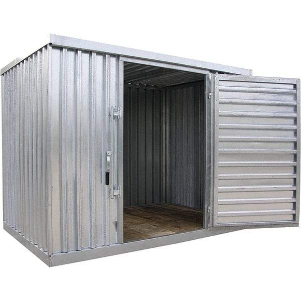 Vestil - 6' Long x 9" Wide, Storage Building - 4 Walls - Exact Industrial Supply