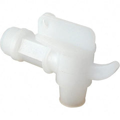 Vestil - 3/4" NPT Polyethylene Adjustable Drum Faucet - 4" Long Extension - Exact Industrial Supply