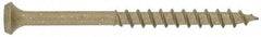 Value Collection - #12 Bugle Head, Square Drive Steel Deck Screw - 3" OAL - Exact Industrial Supply