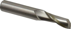 Onsrud - 1/2" Cutting Diam x 1-1/4" Length of Cut, 1 Flute, Upcut Spiral Router Bit - Uncoated, Right Hand Cut, High Speed Steel, 3-1/4" OAL x 1/2" Shank Diam, Single Edge, 19 to 32° Helix Angle - Exact Industrial Supply