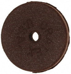Cratex - 7/8" Diam x 1/8" Hole x 1/8" Thick, Surface Grinding Wheel - Fine Grade, No Recess - Exact Industrial Supply
