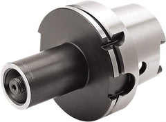Seco - C4 System Size, HSK63A Taper, Modular Tool Holding System Adapter - 3.15" Projection, Through Coolant - Exact Industrial Supply
