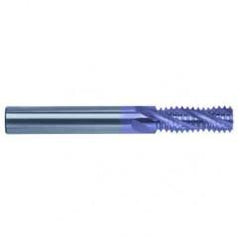 12-24 3FL Carbide Thread Mill-TiCN - Exact Industrial Supply