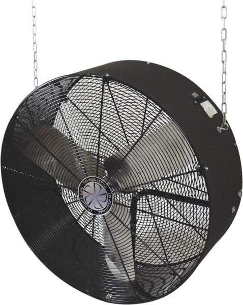 TPI - 36" Blade, Direct Drive, 1/3 hp, 6,500 & 5,400 CFM, Suspension Blower Fan - 5.6 Amps, 120 Volts, 2 Speed, Single Phase - Exact Industrial Supply