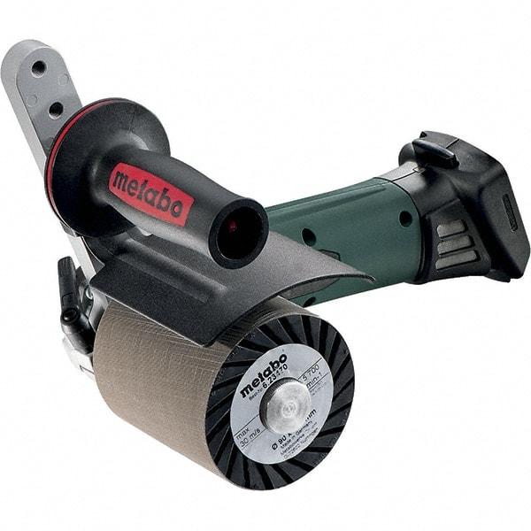 Metabo - 8" Pad Diam, 3,000 RPM, Handheld Cordless Burnisher - M14 Spindle Thread, 18 Volts - Exact Industrial Supply