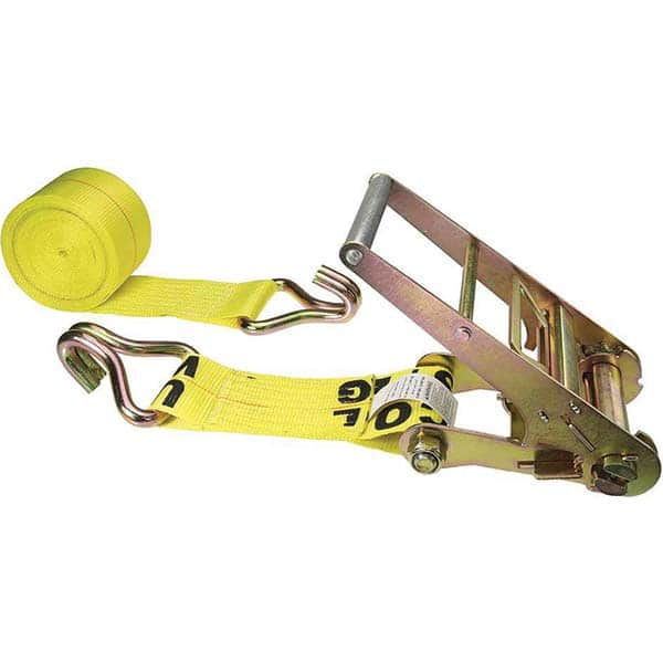 US Cargo Control - Slings & Tiedowns (Load-Rated) Type: Ratchet Tie Down Width (Inch): 4 - Exact Industrial Supply