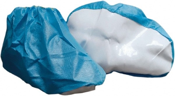 PRO-SAFE - 100 Pairs Size L Laminated Polypropylene Non-Skid AQ Shoe Covers - Exact Industrial Supply