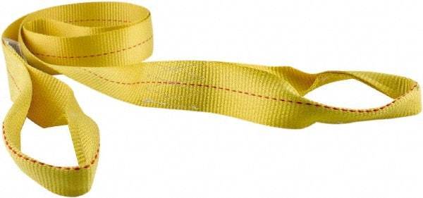 Erickson Manufacturing - Loop Polyester Tow Strap - 6' Long, 10,000 Lb Capacity - Exact Industrial Supply