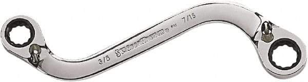 GearWrench - 17mm 12 Point X-Beam Combination Wrench - 11-27/64" OAL, Steel, Full Polish Finish - Exact Industrial Supply