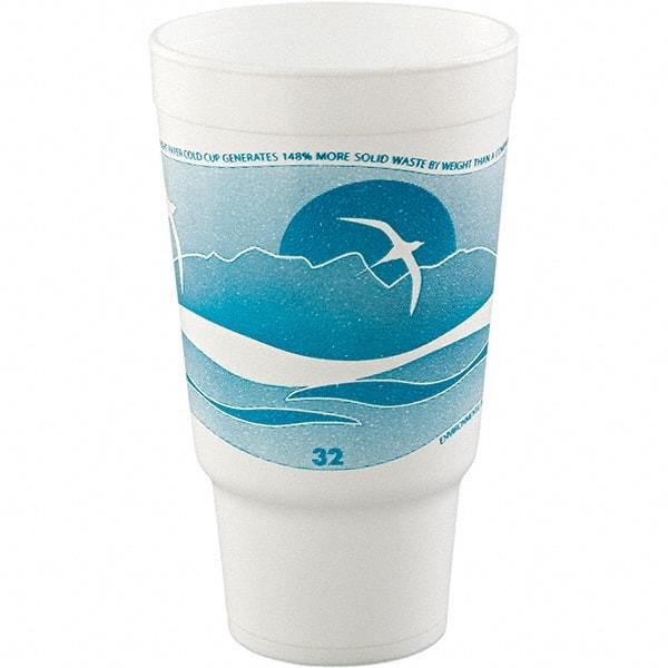 DART - Foam Hot/Coldn Cups, 32 oz - White - Exact Industrial Supply