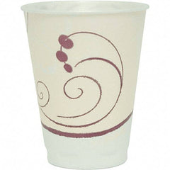 Solo - 12 oz Foam Hot/Cold Drink Cups - Tan - Exact Industrial Supply