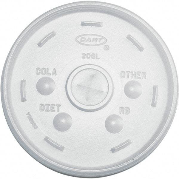 DART - Cold Cup Lids, 32 oz Cups - Translucent - Exact Industrial Supply