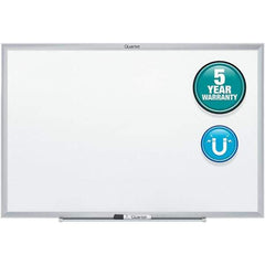 Quartet - 18" High x 24" Wide Magnetic Dry Erase Board - Steel, Includes Dry-Erase Marker & Mounting Kit - Exact Industrial Supply